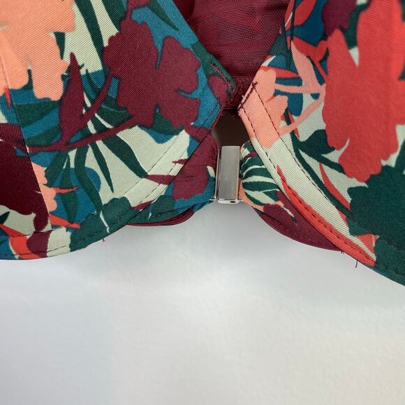 Adore me Adore Me Anais Lightly Padded Contour Demi Bra Front Closure 36D 36 D - Picture 2 of 10